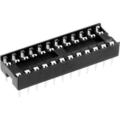 Connfly DS1009-24AT1NS-0B2 Support de circuits intégrés Pas: 2.54 mm Nombre de pôles: 24 1 pc(s) Tub (1/2)