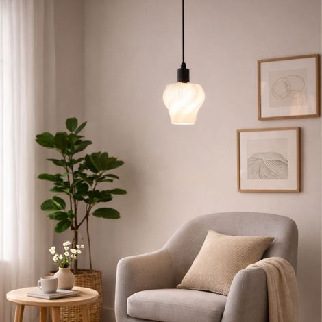 Lampada da soffitto a LED Lotus stampata in 3D E27 4W 3000K – Design versatile ed elegante