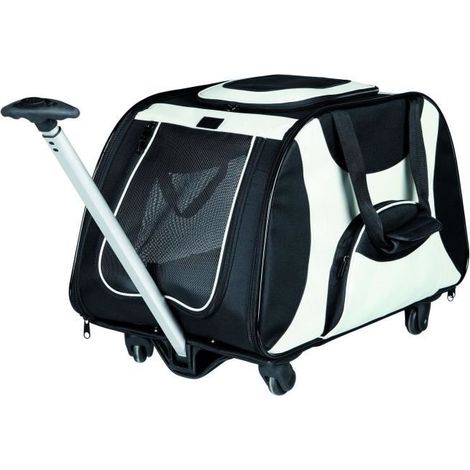 Sac à roulettes 34 × 43 × 67 cm, noir/gris (1/2)