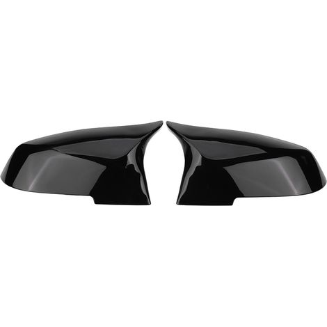 Rückspiegel-Abdeckkappe für BMW 220i 328i 420i F20 F21 F22 F30 F32 F33 F36 X1, glnzend schwarz