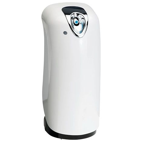 Diffuseur huile essentielle compact programmable blanc – Réglage jour/nuit – Pulvérisation ajustable 6000/1500 – Dimensions H 18 x L 7,5 x P 9 cm – Prodifa