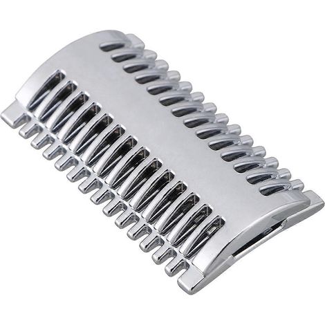 Tête de rasoir de sécurité manuelle en alliage de zinc, tête de rechange à double peigne ouvert, outil de rasage durable en métal (Modèle 3)-Silver