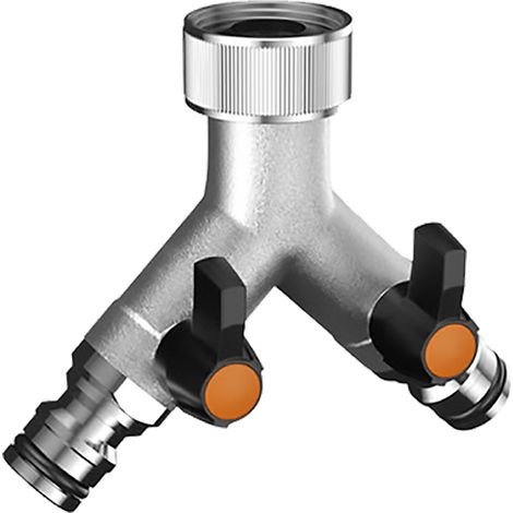 DERIVAZIONE IN METALLO A 'Y' DUE VIE Art. 9602 - 3/4 blister  - CLABER