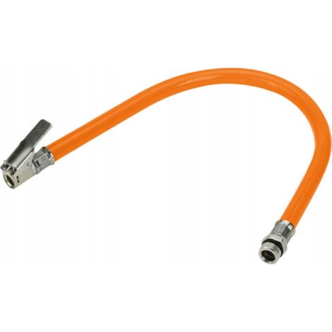 Tubo flessibile per gonfiaggio pneumatici, 40 cm, filettatura standard 1/4'', 1 pz. (1/5)