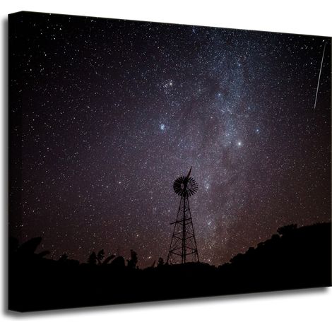 Leinwanddruck Weltraum-Sternschnuppe 50x40 cm