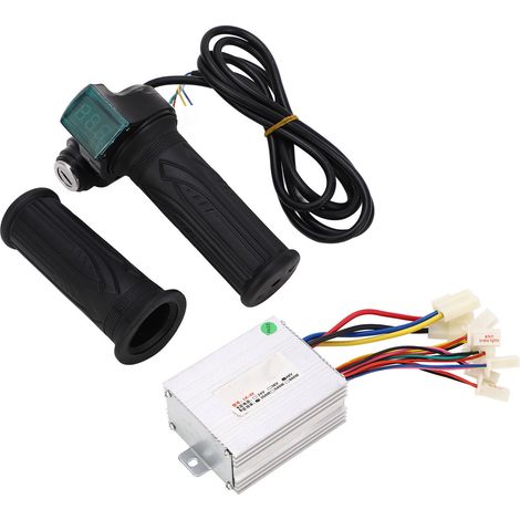 Kit de contrôleur de moteur de vélo 48 V 350 W avec affichage de la puissance, contrôleur de moteur à balais à protections multiples et accélérateur à monter soi-même (1/5)