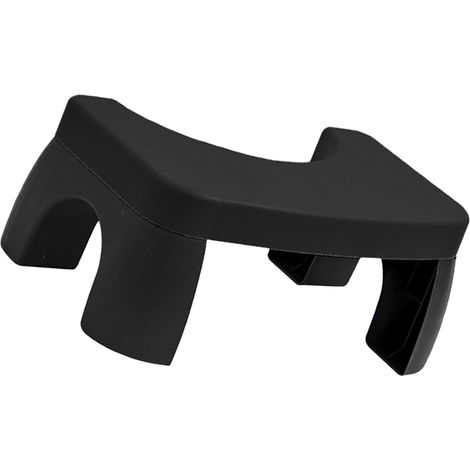 Tabouret de Selle Pédestre Antidérapant Améliore la Posture PP Tabouret de Toilette pour Bureau Noir (1/5)