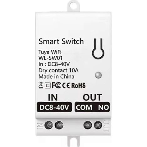 Module de contact sec Tuya Smart WiFi 10 A universel CC 8-40 V CC 840 V (1/5)