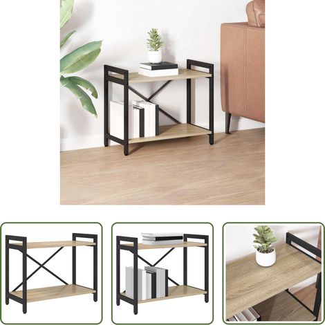 Bücherregal Sonoma-Eiche - Bücherregal Sonoma-Eiche 60 x 30 x 50 cm Holzwerkstoff (1/5)