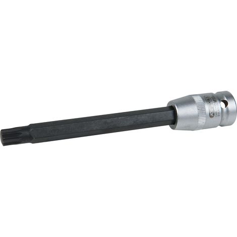 KS Tools Douille à embout 1/2" pour vis à plusieurs dents (XZN) M12, longueur 140 mm, phosphatée