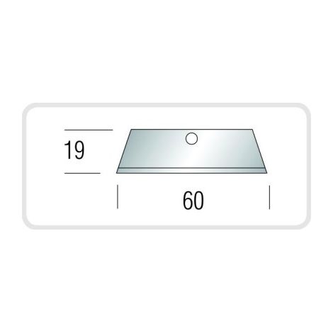 Lames de rechange METRICA 49151 – 60 x 19 mm pour grattoir multifonction (x12) (1/2)