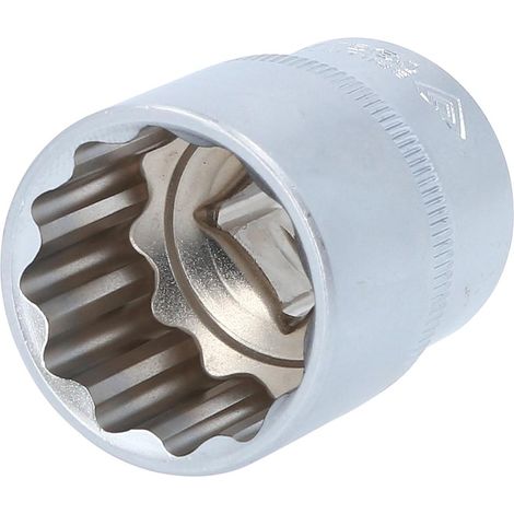BRILLIANT TOOLS 1/2" Vaso doce cantos 27 mm - BT022427 (1/4)