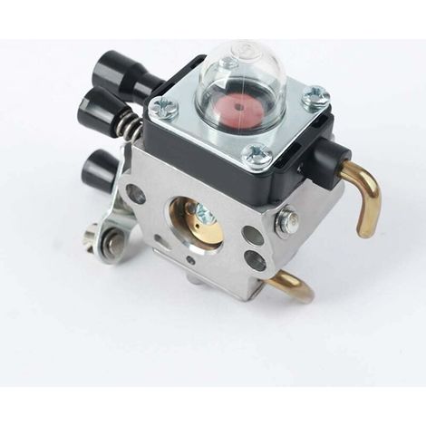 Kit carburatore compatibile Stihl FS55, FS55R, KM55, HL45, FS38, FS45. Accessori motore, filtro aria e kit tubi carburante. (1/3)
