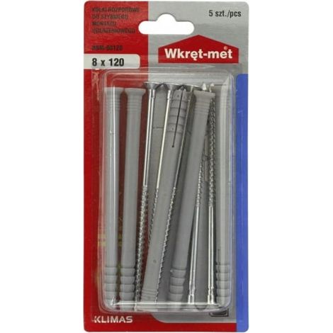 Tasselli di espansione universali 8x120mm 5pz