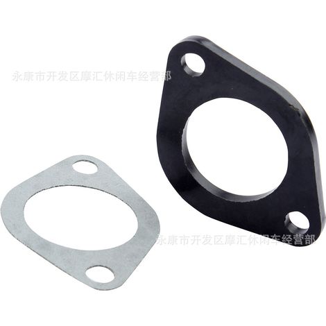 Off-road motorcycle/ATV/beach motorcycle accessories CG125-250CC carburetor intake pipe paper gasket bakelite pad (1/4)