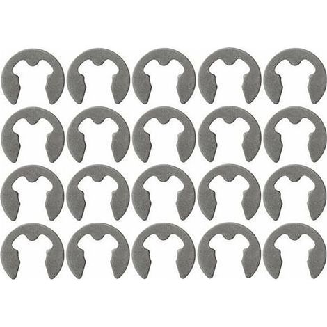 Circlip Extérieur Acier Ressort DIN 6799 Forme E Ø12 mm Lot 10 Pièces Arbre Transmission - (1/2)