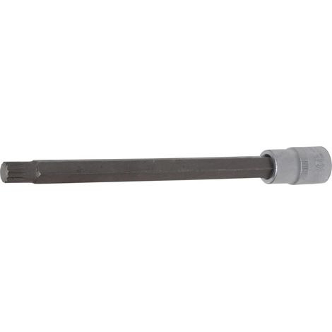 BGS Punta de vaso longitud 200 mm accionamiento cuadrado interior 12,5 mm (1/2") perfil dentado interior (para XZN) M12 - 4336 (1/2)