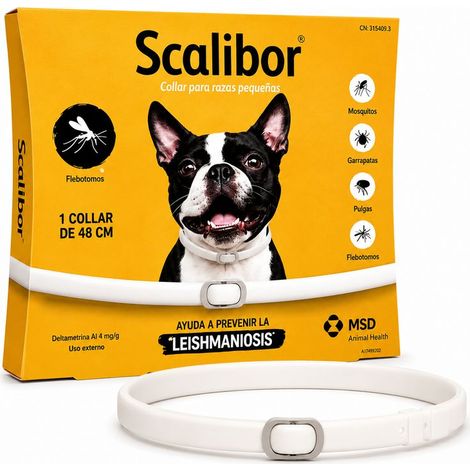 Collier anti-puces et anti-tiques pour chiens, 48 cm, protection 12 mois, collier antiparasitaire imperméable, ajustable pour chiens de petite et moyenne taille (1/5)