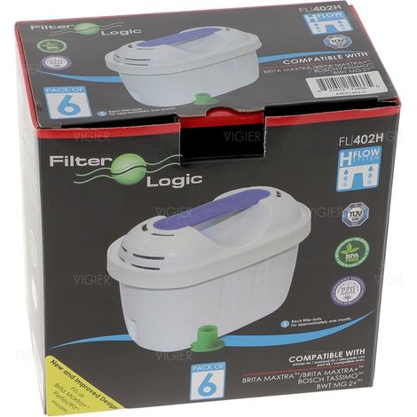 Pack de 6 Cartouches génériques Brita Maxtra Filter Logic MAXTRA6 Filter-logic (1/5)