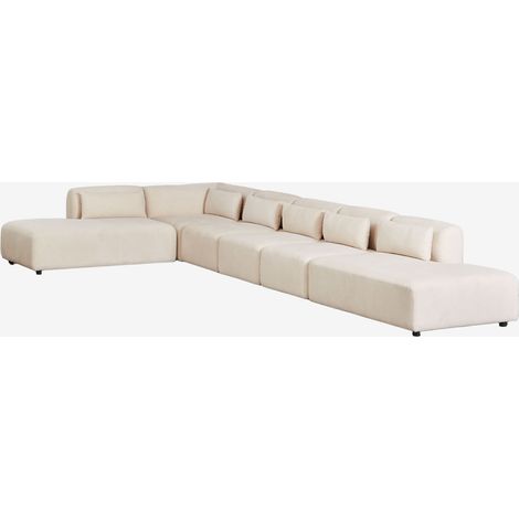 Sofá modular esquinero de 6 piezas con doble diván Fogler SKLUM             