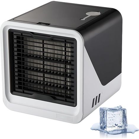 Tragbarer 500-ml-Luftkühler, 3-in-1-Ventilator mit einstellbarer Geschwindigkeit, Mini-Klimaanlage für Zuhause und Büro (1/5)
