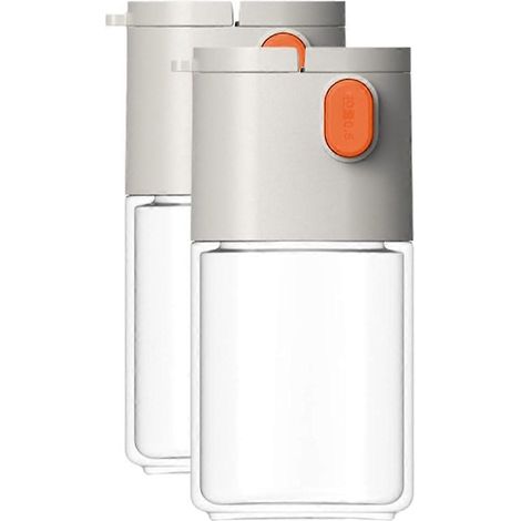 Salz- und Gewürzregulierflasche, Grau/Weiß (1/5)