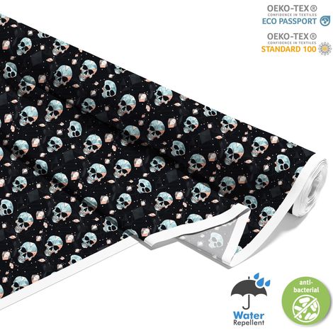 TESSUTI DECORATIVI PER ESTERNI OXFORD - Motivo Teschio I DX4389 (1/5)