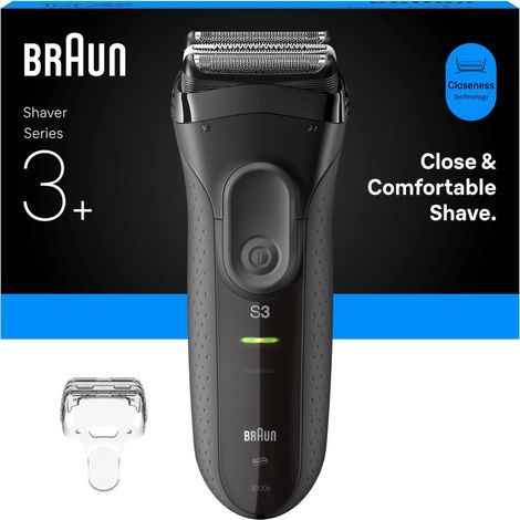 Braun Series 3 3000 Black/Grey Elektrorasierer