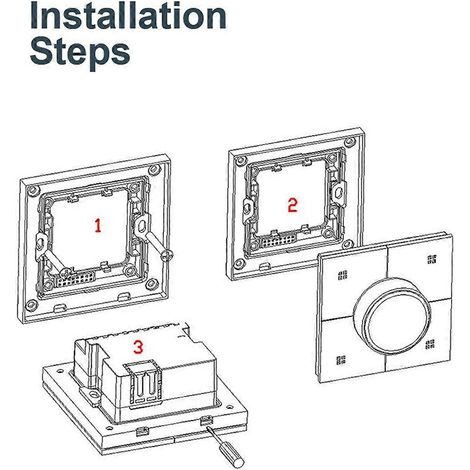 Panneau de commande intelligent à variateur Tuya Zigbee Knob A-- (1/5)