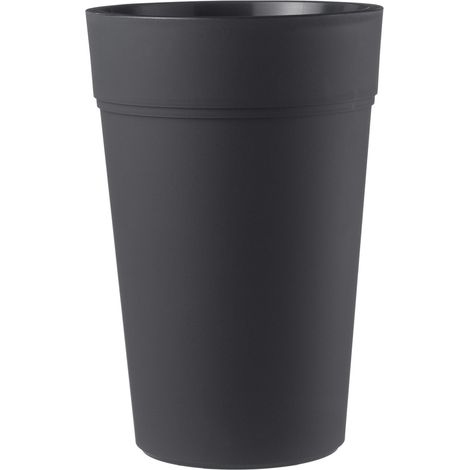Outdoor hohe runde Kunststoffvase "Stem Element" für für Pflanzen und Blumen. -65 cm / Anthrazit (1/5)