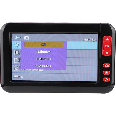 Endoscope numérique LCD 1080p F200 4,3" avec caméra d'inspection, boroscope, chargement USB (2 m)