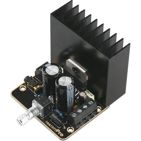 30W + 30W Classe AB Amplificateur Audio de Voiture 2.0 Immersion à Deux canaux Or Carte d'ampli stéréo TDA7377 Mini DC12V Module amplifié