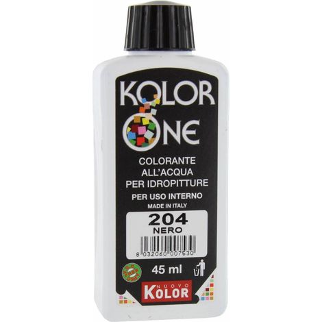 12 x COLORANTE KOLOR ONE 45 ML NERO 204