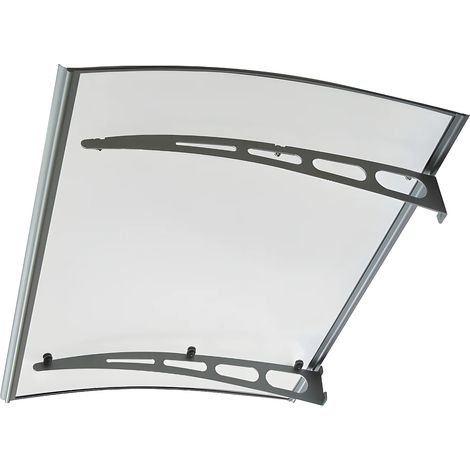 Pensilina dritta NEONA in alluminio - 150x90x15 cm