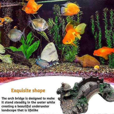 Décoration d'aquarium en résine, 19 x 7 x 8,5 cm (1/5)