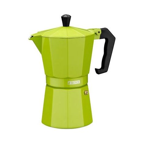Cafetière vitrocéramique aluminium vert citron 6t. Monix (1/2)