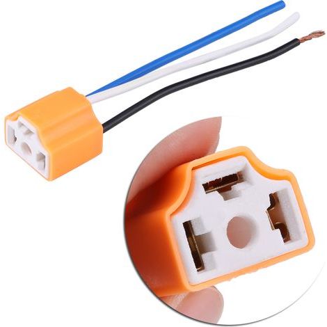 Stück weiblicher Stecker H4/9003/HB2 für Keramik-Scheinwerferfassungsadapter