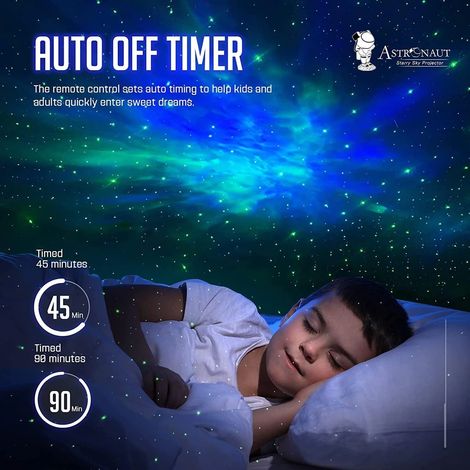 Projecteur d'étoiles Veilleuse Galaxie - Lampe LED Astronaute Nébuleuse Étoilée (1/4)