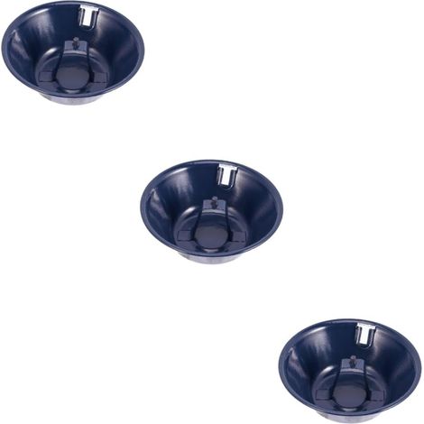 3 Pièces Tasse à Huile Pour Hotte Support à Huile En Boîte Distributeur D'huile Pot Poêle Bidon De Récupération D'huile Drain Bol Collecteur D'huile Tasse De Hotte Acier Inoxydable (1/5)