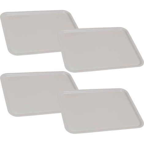 KIT SET 4 PZ VASSOIO PAPERINO DA CUCINA CM IN PLASTICA RESISTENTE 30 X 40 CM (1/5)