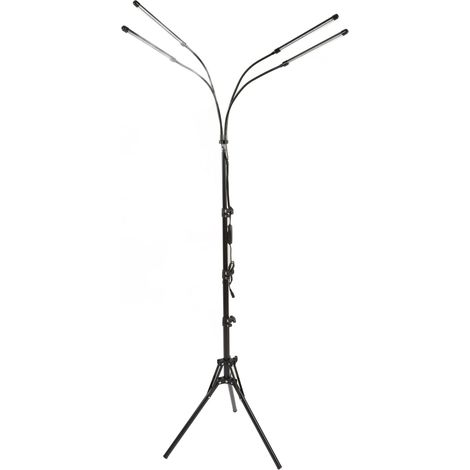 Appareil de thérapie rouge, lampe de thérapie infrarouge 660 nm/850 nm avec support réglable pour le soulagement des douleurs corporelles, 4 têtes, prise UE 100-240 V (1/5)