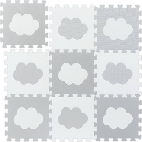 Alfombra rompecabezas con 18 piezas Nube (1/5)