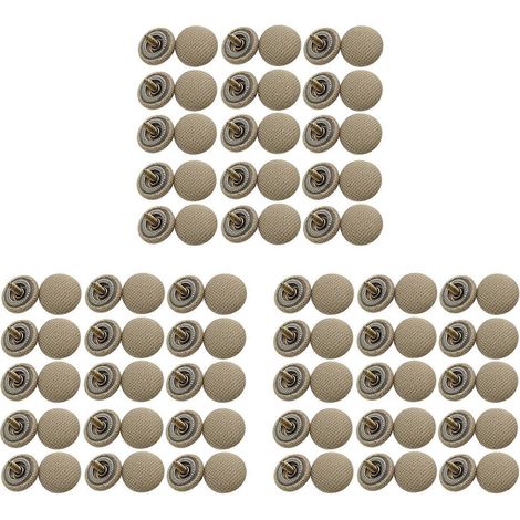 90 vis de fixation pour ciel de toit de voiture, clips de fixation, rivets à pression, boutons de réparation beiges (1/4)