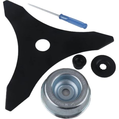 3T Freischneidermesser mit Gartengerät, Rasenmähermesser-Adapter, Zubehör, Wartungsset