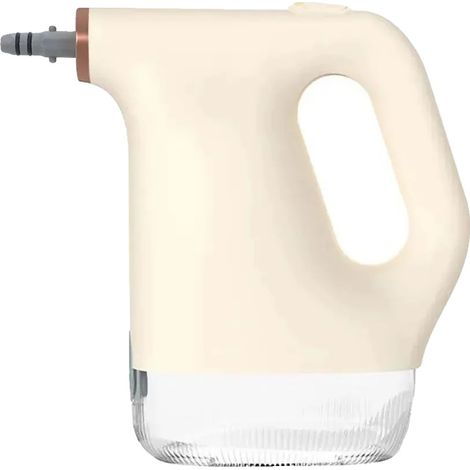 Pulitore a vapore portatile, capacità 450 ml, vapore ad alta temperatura, BIANCO (1/2)