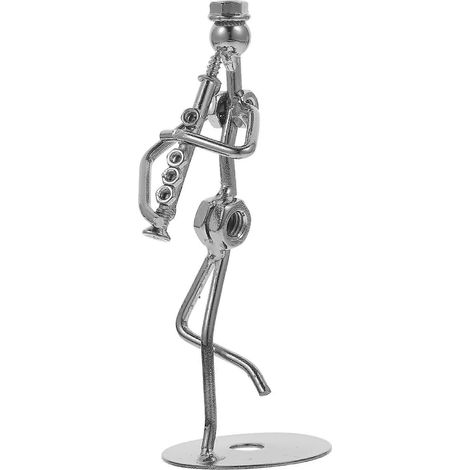 1 pièce Ornement cylindrique en fer pour homme, petit modèle tendance, décoration de table pour la maison (1/5)