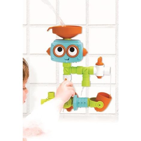 Jeu de bain bébé à construire - INFANTINO - Robot Senso - Multi-activités (1/5)