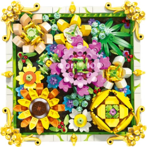 Kit de composition florale artificielle, loisirs créatifs pour adultes, décoration intérieure, idée cadeau botanique (1/5)