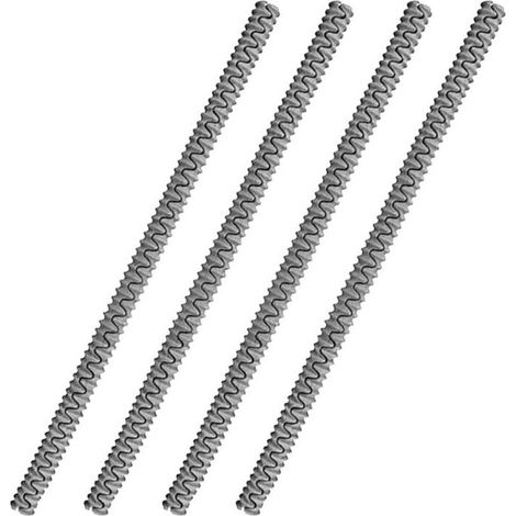 Protections en silicone pour grilles de four (4 pièces, 36 cm/14,17 pouces) pour protéger contre les brûlures.