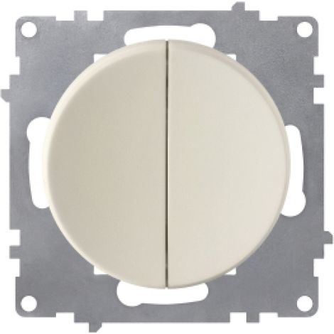 Interrupteur OneKeyElectro double, 1 voie, beige (1/3)